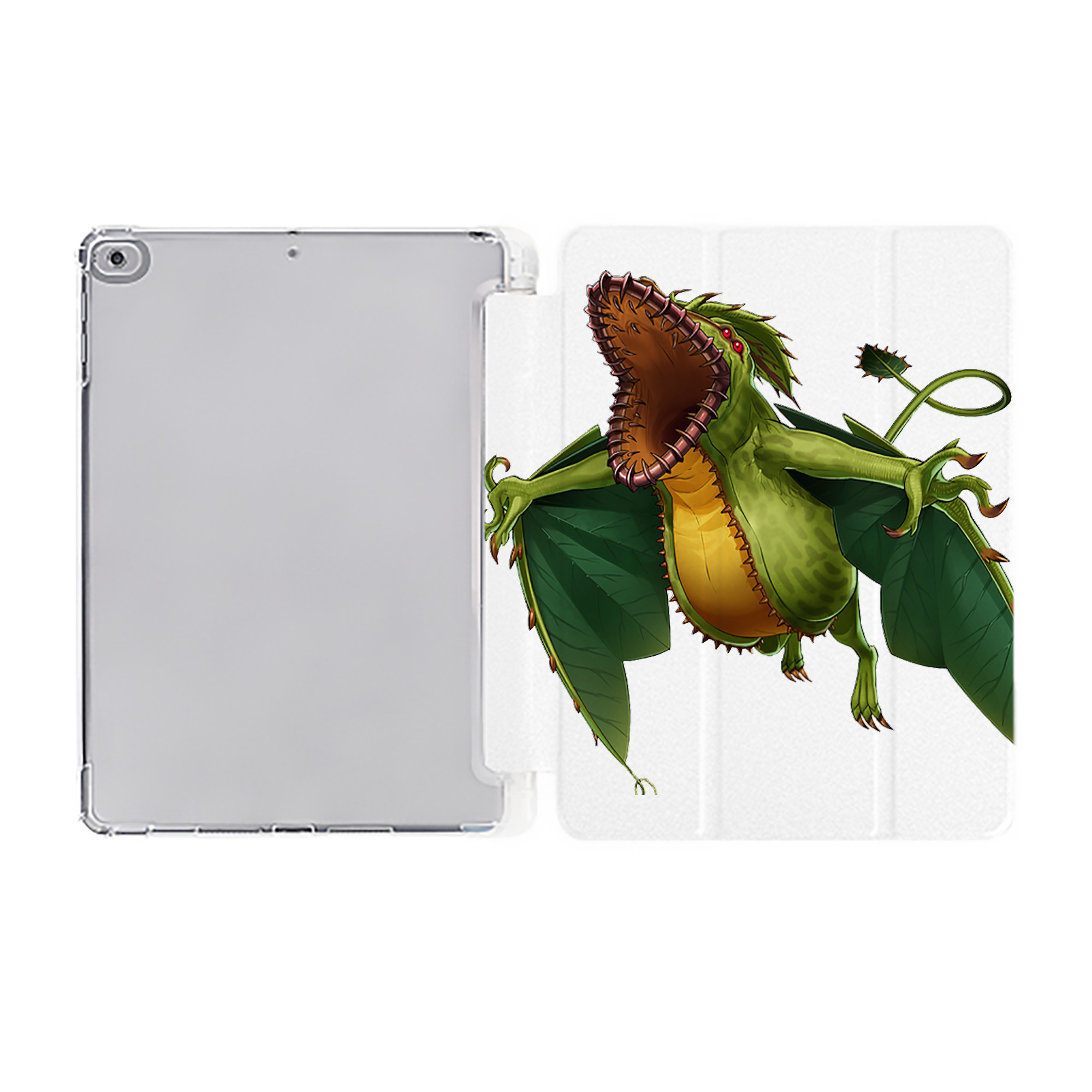 （画像用） 遊☆戯☆王 Yu-Gi-Oh! IPad ケース ペン収納付き 三つ折りスタンド PUレザー×シリコン 対応機種9.5/10.5/10.9インチ